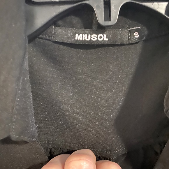 Black Miusol Below-the-Knee Dress - Picture 2 of 3